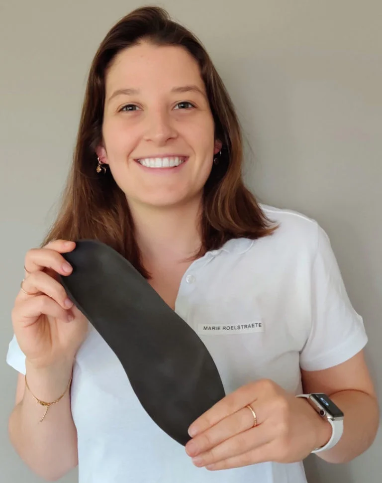 Podoloog Marie Roelstraete van FootFlow in Zwevegem